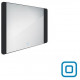 Černé LED zrcadlo 800x600 s dotykovým senzorem ZPC 42003V-90