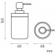 Dávkovač tekutého mýdla, pumpička plast KO 24031-86