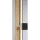 Vihtan dveře do sauny Limited celoskleněné bronz 7x19, rám borovice
