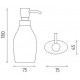 Dávkovač tekutého mýdla, pumpička plast AV 15031-90