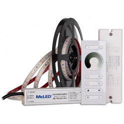 MCLED sestava LED pásek  UWW 3m + kabel + trafo + stmívání