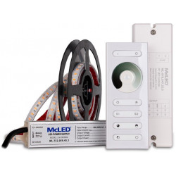 MCLED sestava LED pásek  WW 2m + kabel + trafo + stmívání